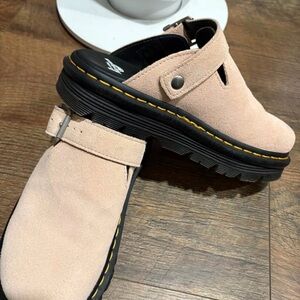 Light Pink Dr Marten mules